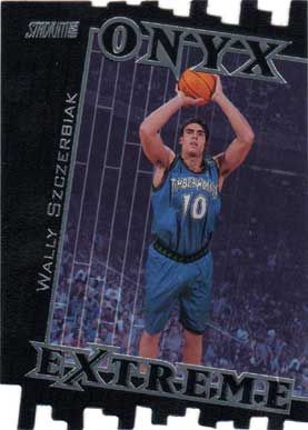 1999-00 Stadium Club Onyx Extreme Die Cut #OE6 Wally Szczerbiak Basketball Card