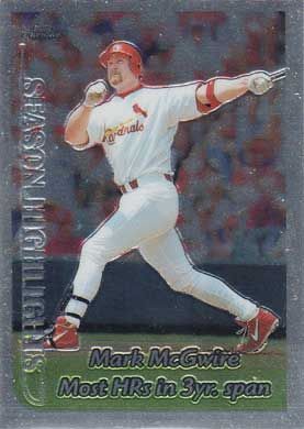 1999 Topps Chrome #201 Mark McGwire Season Highlights 