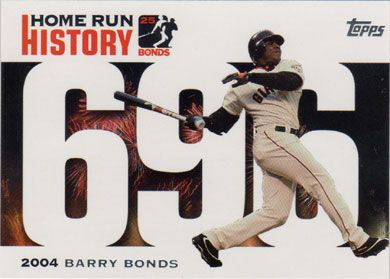 2006 Topps Barry Bonds Home Run History #696 