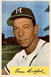 Vern Bickford Baseball Cards