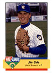 Jim Cole Baseball Cards