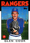 Glen Cook Baseball Cards