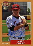 Matt Curry Baseball Cards