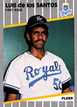 Luis M. de los Santos Baseball Cards