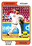 Alexis Diaz Baseball Cards