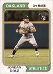 Jordan Diaz Baseball Cards