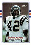 Curtis Adams Football Cards