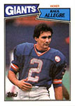 Raul Allegre Football Cards