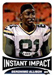 Geronimo Allison Football Cards