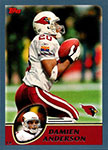 Damien Anderson Football Cards