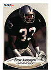 Eddie Anderson Football Cards