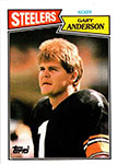 Gary A. Anderson Football Cards