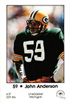 John Anderson Football Cards