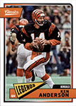 Ken Anderson Football Cards