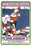 Ottis Anderson Football Cards