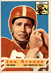 Joe Arenas Football Cards