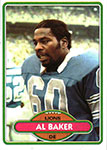 Al Baker Football Cards