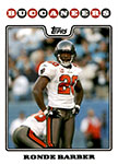 Ronde Barber Football Cards