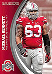 B. Michael Bennett Football Cards