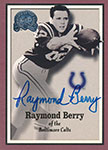 Raymond Berry Football Cards