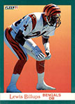 Lewis Billups Football Cards