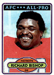 Richard Bishop Football Cards