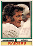 George Blanda Football Cards