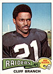 Cliff Branch Football Cards