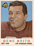 Gene Brito Football Cards