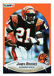 James Brooks Football Cards