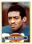 Dave S. Brown Football Cards