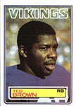 Ted Brown Football Cards