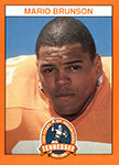 Mario Brunson Football Cards