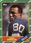 Jerry Butler Football Cards