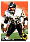 Gill Byrd Football Cards