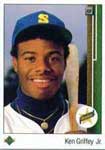 Ken Griffey Jr. Baseball Cards from 1989 and Previous