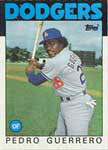 Pedro Guerrero Baseball Cards