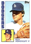 Rick Honeycutt Baseball Cards