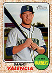 Danny Valencia Baseball Cards